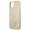 Guess GUHCP13SPSATLE iPhone 13 mini5,4 beżowy/beige hardcase SaffianoTriangle Logo